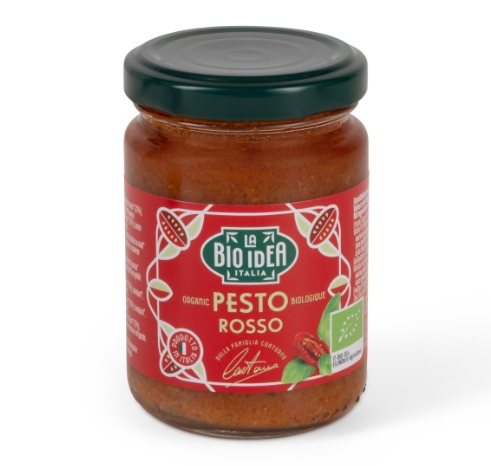 Pesto rosso van La Bioidea, 12 x 130 g